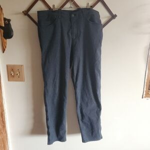 Lulemon ABC Pant Canvas Stretch Gray Blue 36 X 30